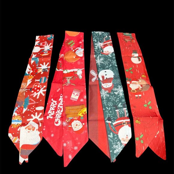 CHRISTMAS TWILLY SCARFS - Picture 1 of 1